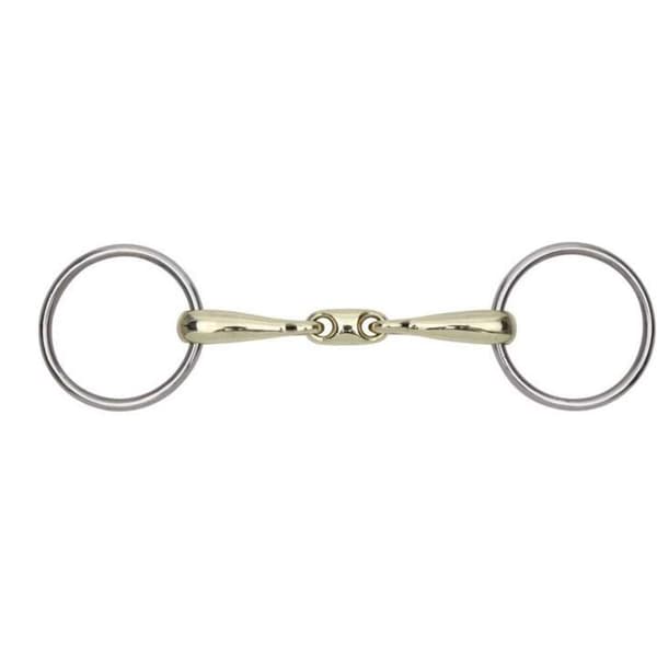 Shires Brass Training Horse Bit Brass 5.5in