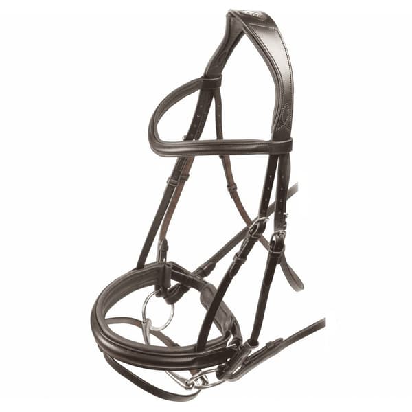 Velociti Leather Horse Dressage Bridle