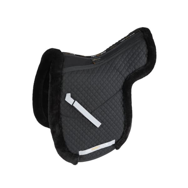Performance Lined Horse Numnah Black 17in - 18in
