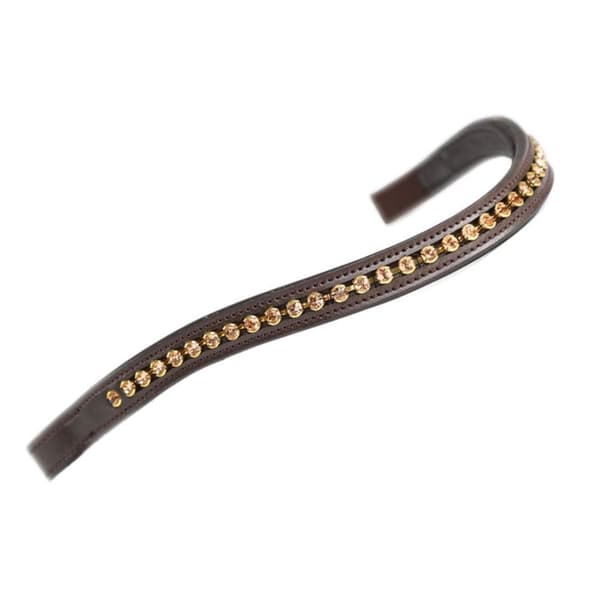 Aviemore Leather Horse Diamante Browband