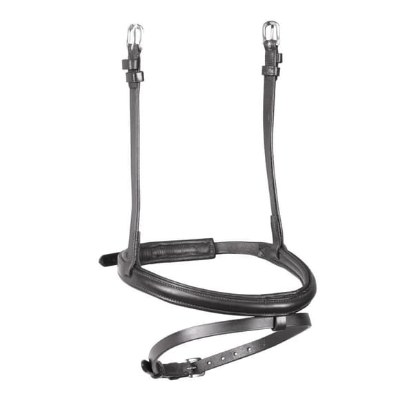 Velociti Raised Padded Leather Horse Flash Noseband