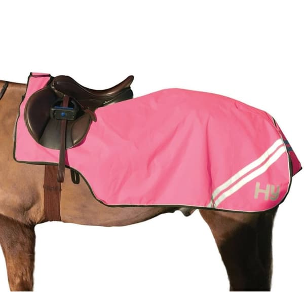 HyVIZ Reflector Mesh Horse Exercise Sheet Pink 4´ 6"