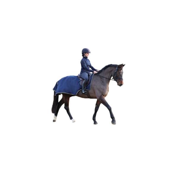 Hy StormX Original Cotton Horse Exercise Sheet Navy/Grey 5´ 6"