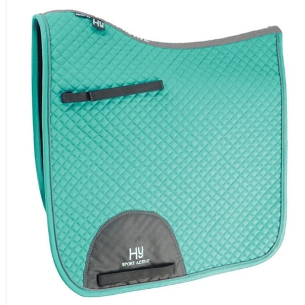 Hy Sport Active Horse Dressage Saddlepad Mint Green Cob/Full