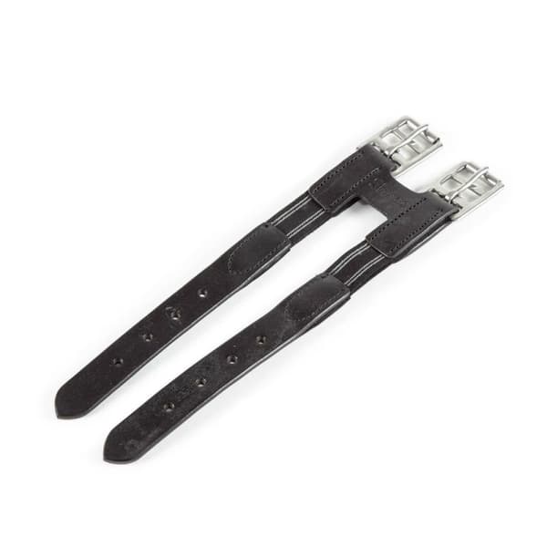 Blenheim Elasticated Leather Horse Girth Extension Black One Size