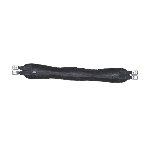 Shires Performance Elasticated SupaFleece Contour  Horse Girth Black 30in