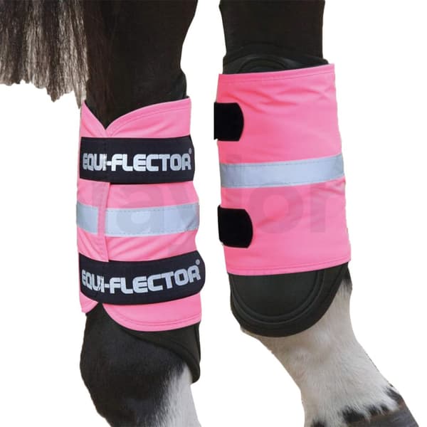 Equi-Flector Horse Wraps Pink One Size