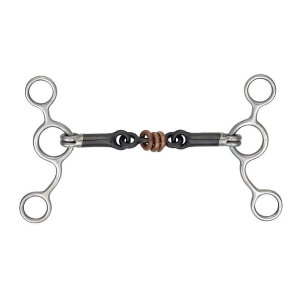 Shires Horse Tom Thumb Bit Black 6in