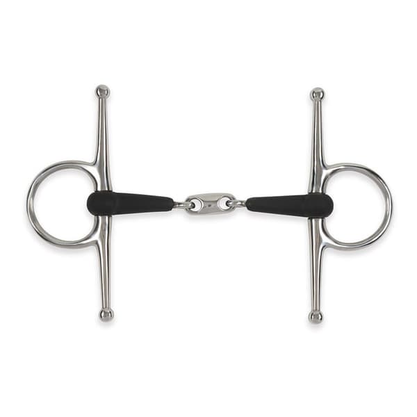 Equirubber Equikind+ Peanut Link Häst med full kind snaffle bit