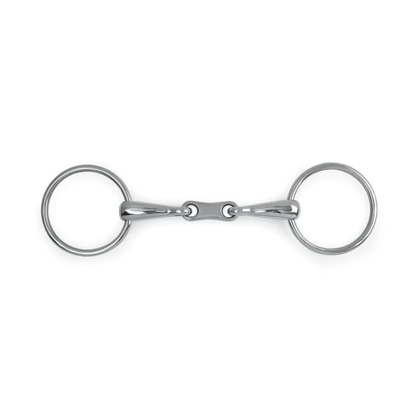 Shires Fransk link hest Løs ring Snaffle Bit