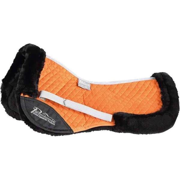 Performance Suede Horse Half Pad Burnt Orange 17in - 18in