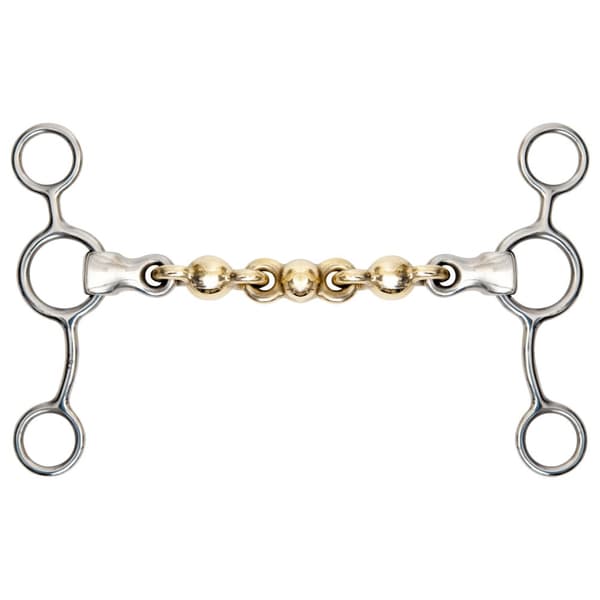 Shires Brass Waterford Horse Tom Thumb Bit