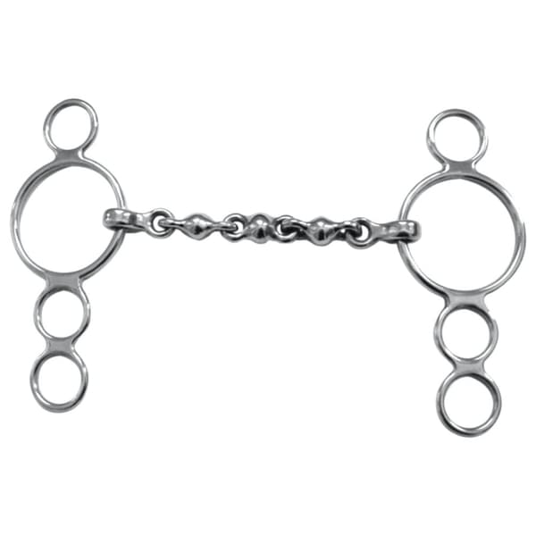 Shires Waterford Horse 3 Ring Gag Bit