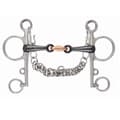 Miniatyrbilde 2 av 3: Shires Sweet Iron Double-Jointed Horse Pelham Bit