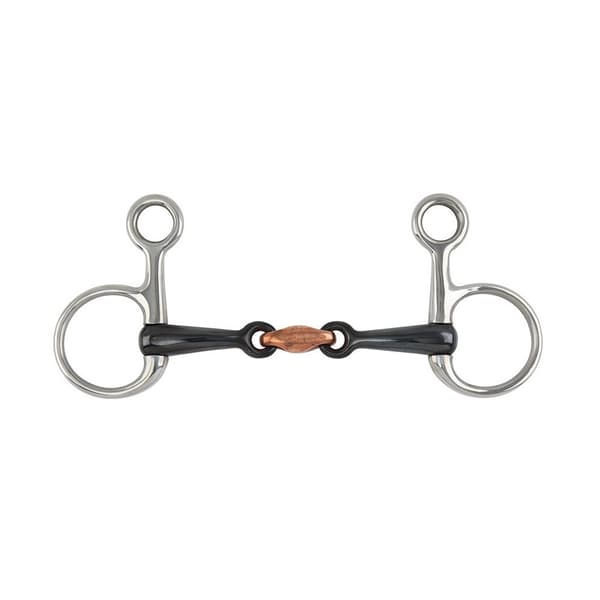 Shires Sweet Iron Horse Hanging Cheek Snaffle Bit