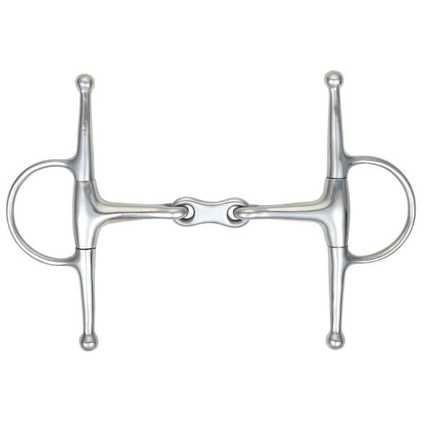 Shires French Link Horse Full Cheek Snaffle Bit