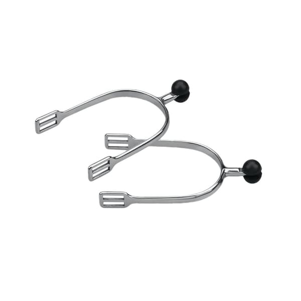 Shires Kvinder/Damer Roller Ball Spurs i plastik Silver 30mm