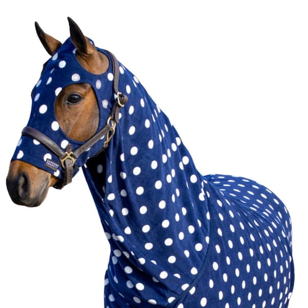 Supreme Products Dotty Fleece Horse Hood