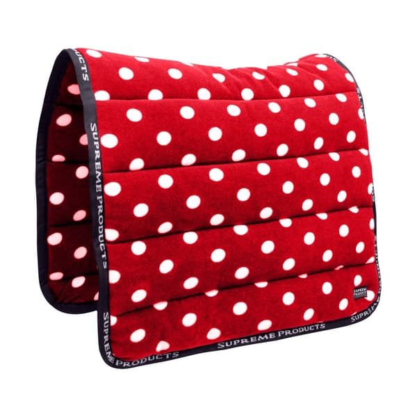 Supreme Products Dotty Fleece Horse Saddlepad
