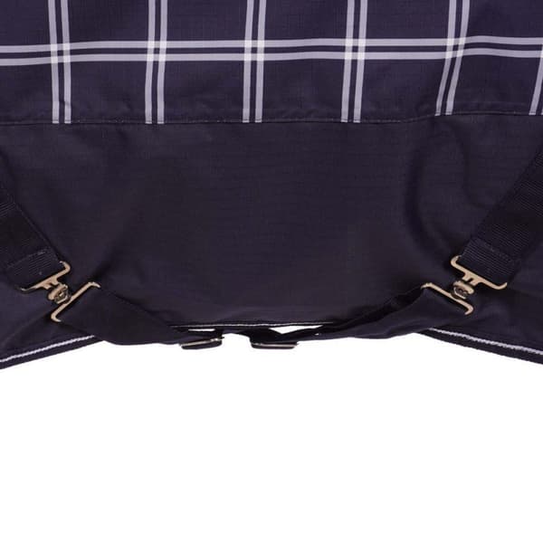 Saxon Defiant Standard-Neck Plaid Midweight Horse Turnout Rug