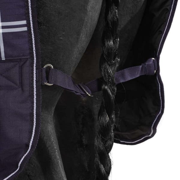 Saxon Defiant Standard-Neck Plaid Midweight Horse Turnout Rug