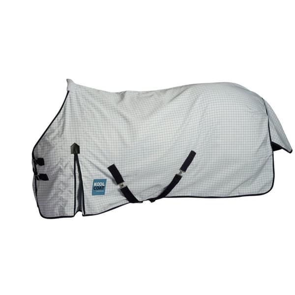Kool Coat Classic III Standard-Neck Horse under mattan White/Navy 6´ 3"