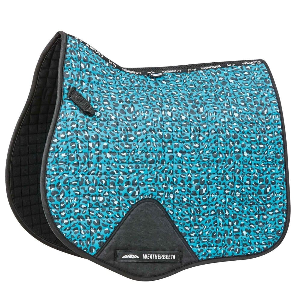 Weatherbeeta Prime Leopard Print Saddlepad för hästar