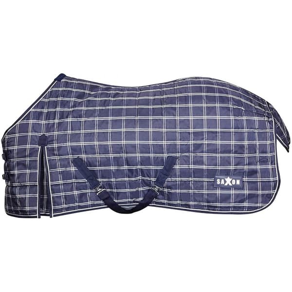 Saxon Standard-Neck Plaid Midweight Horse Stable Rug