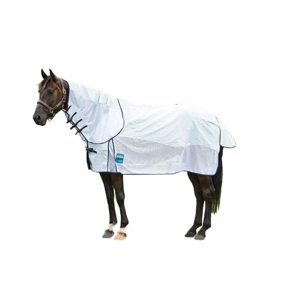 Kool Coat Airstream Horse Combo Turnout Rug White/Navy 5´ 6"