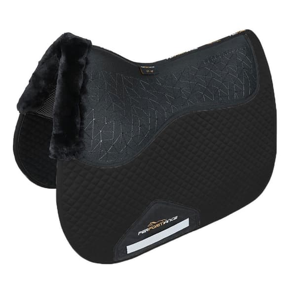 Performance Fusion Horse Saddlecloth Black 17in - 18in