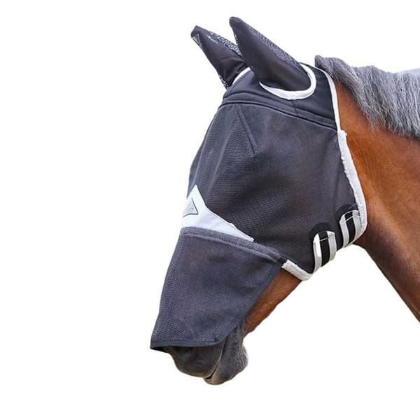 Shires Field Durable Horse Fly Mask With Ears & Nose