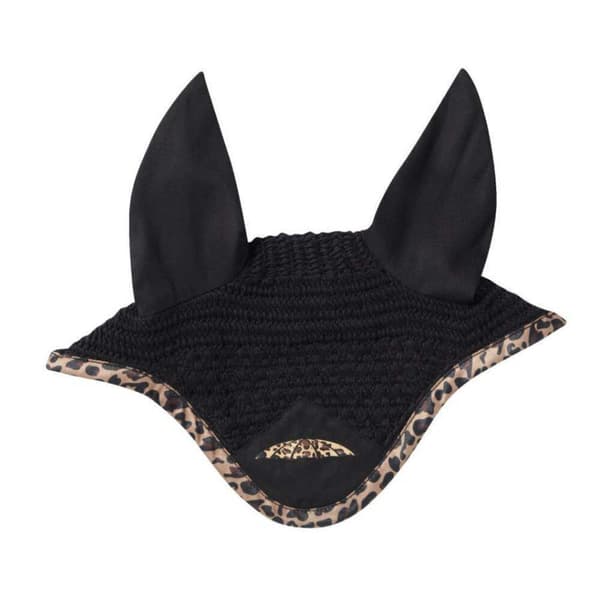 Weatherbeeta Prime Luxe Leopard Print Horse Ear Bonnet