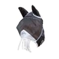 Miniatyrbild 1 av 2: Shires Fina nätmask för hästar med flugmask med öron och nosfransar