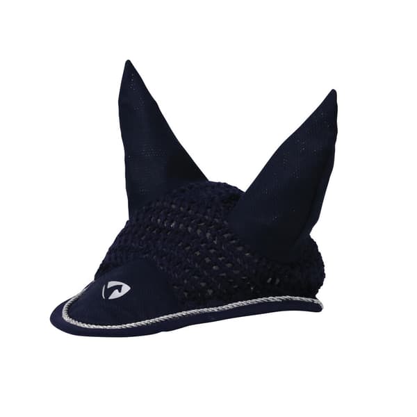 Hy Synergy Horse Fly Veil Navy/Silver Pony