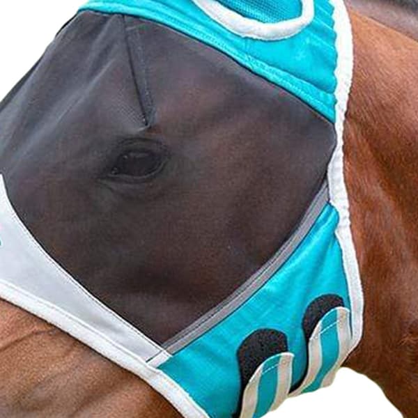 Shires Fina mesh häst fluga mask med öron