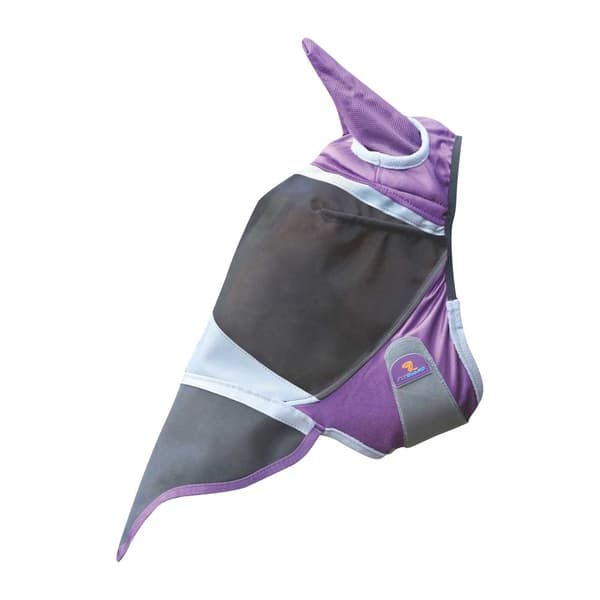Shires Deluxe häst flugmask med öron och näsa
