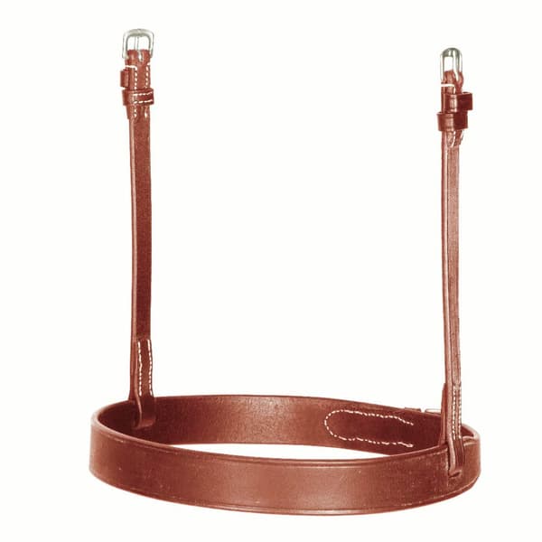 Avignon Hunter Leather Horse Cavesson Noseband Oak Brown Cob