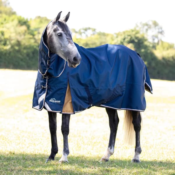Highlander Plus Combo Neck Lite Horse Turnout Rug