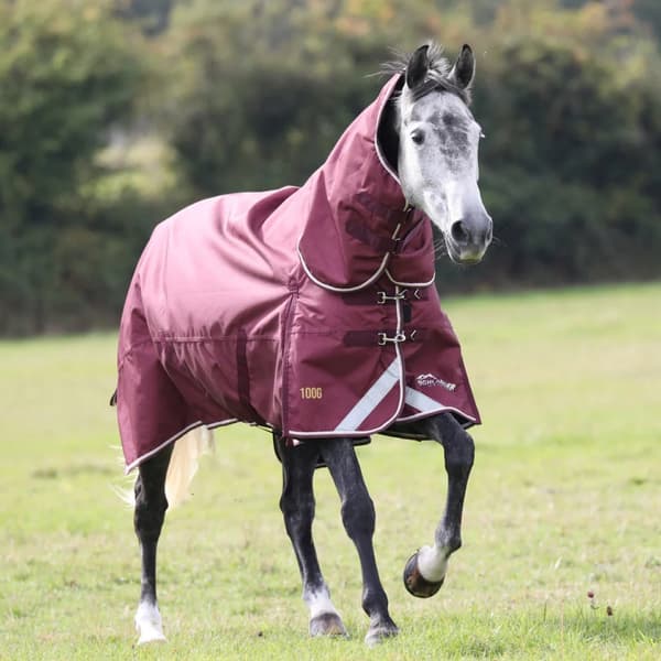 Highlander Plus Combo Neck 100g häst Turnout Rug