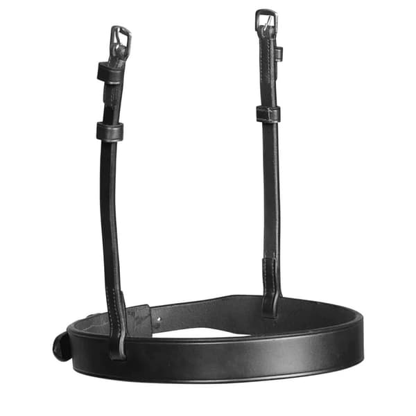 Velociti Lusso Hunter Leather Horse Noseband Black Pony