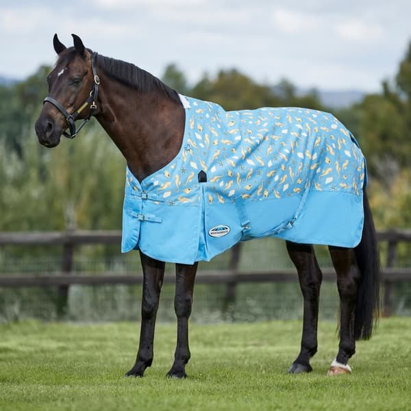 Weatherbeeta Comfitec Essential Standard-Neck Seahorse Lite hästmatta