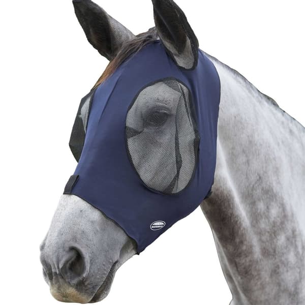 Weatherbeeta Deluxe hestefluemaske i stretch med ører