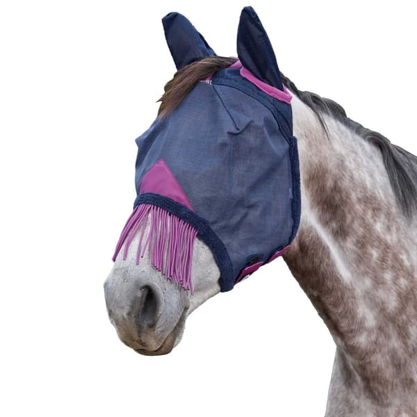 Weatherbeeta Comfitec Deluxe Tassel Mesh Durable Horse Fly Mask With Ears