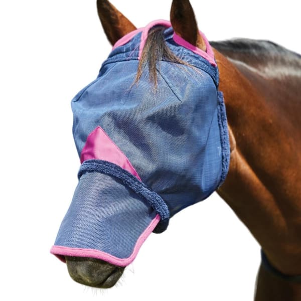 Weatherbeeta Comfitec Deluxe Mesh Durable Horse Fly Mask With Nose