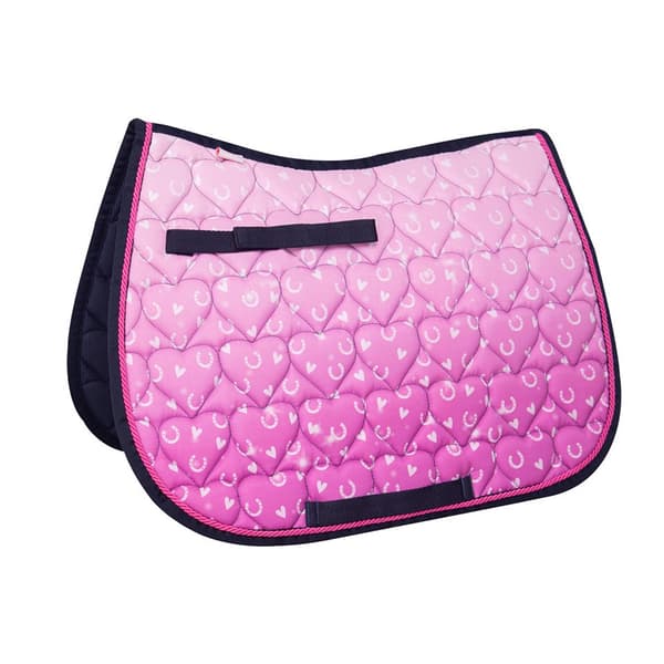 Little Rider Fantasy Horse Saddlepad Navy/Pink Small Pony