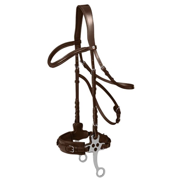 Waldhausen Trense Hackamore X-line Gylden Full