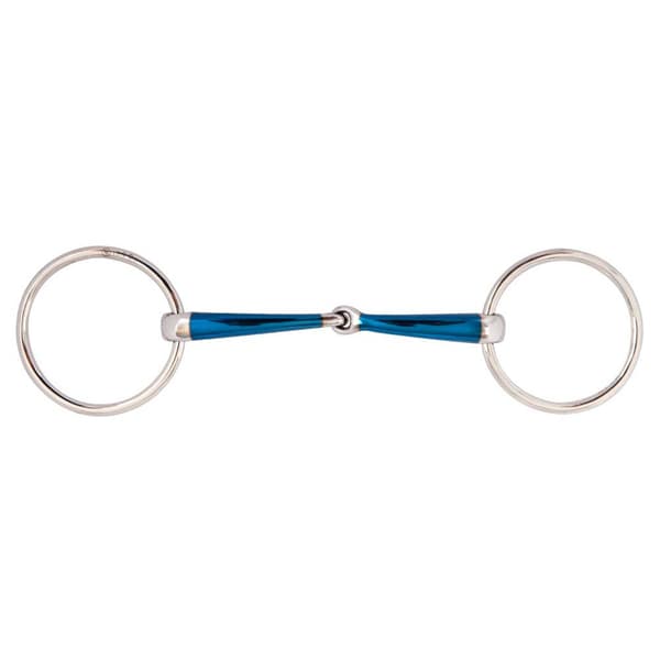 Br Enkelfogad Lös Ringsnaffle Sweet Iron Magic System 14 Mm Grå 12.5 cm