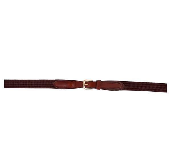 Br Linned Web 19 Mm Tøjler Brun Full