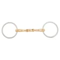 Miniatyrbild 1 av 2: Br Dubbelfogad Snaffle Anatomisk Soft Contact 16 Mm Ringar 70 Mm Snaffle Silver 12.5 cm