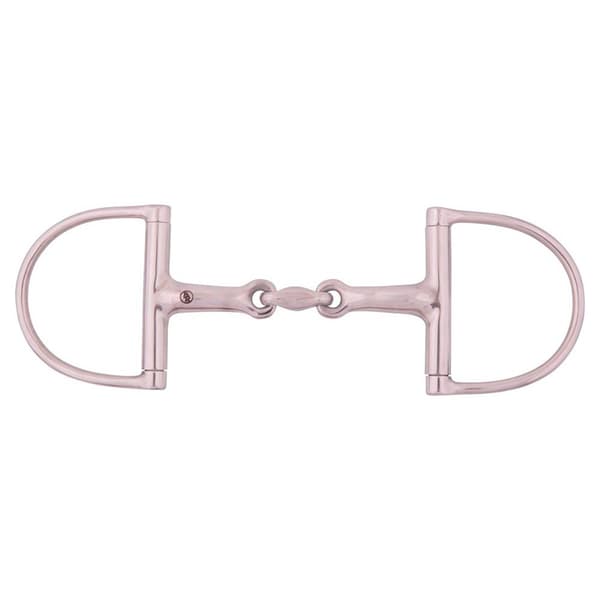 Br Dubbelfogade Dee-ringar Snaffle 16 Mm Silver 12.5 cm
